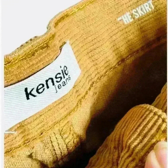 KENZIE JEANS CORDUROY SKIRT NWT - Picture 4 of 7